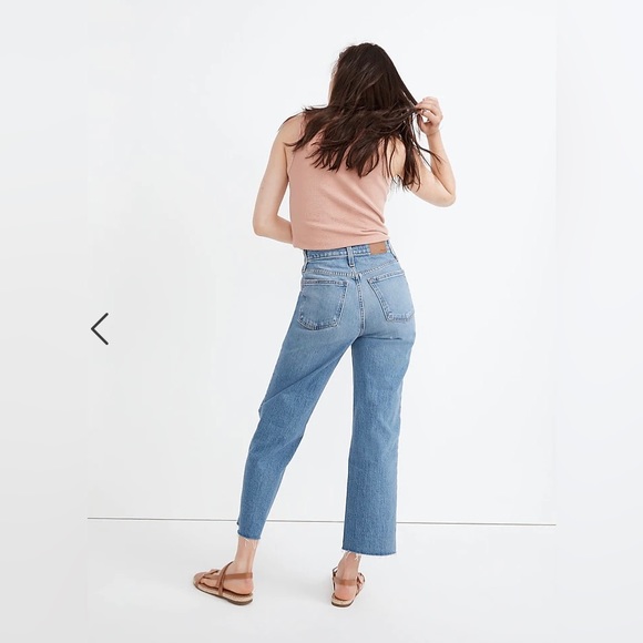 Madewell perfect vintage wide leg crop jeans - Picture 4 of 4
